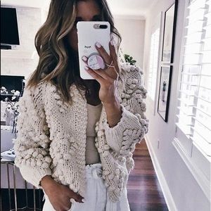 Ivory Heart Cardigan